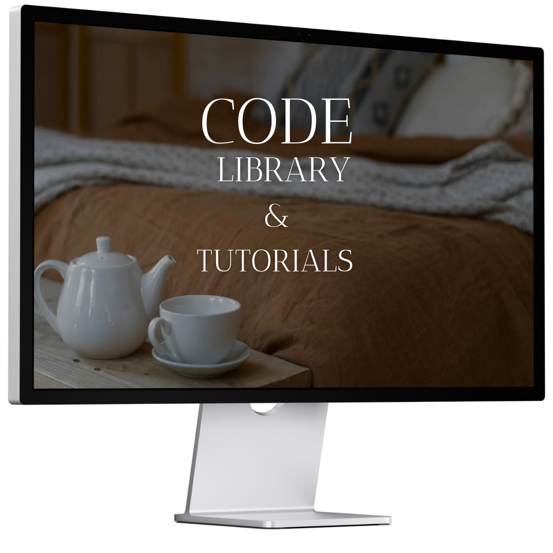 Code library and tutorials