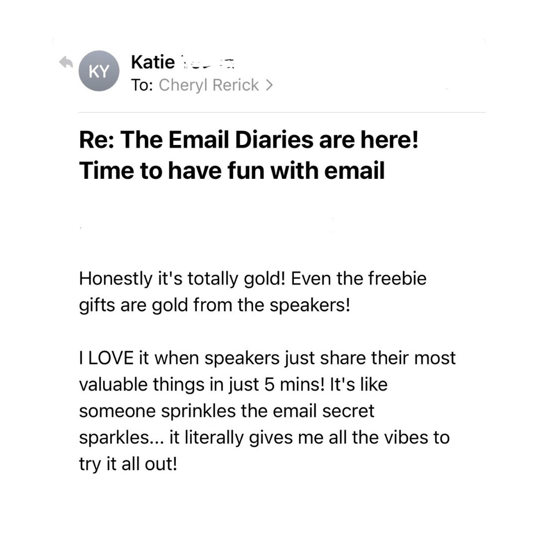 Copy of Email Diaries logos - SEASON TWO (8) Katie testimonial
