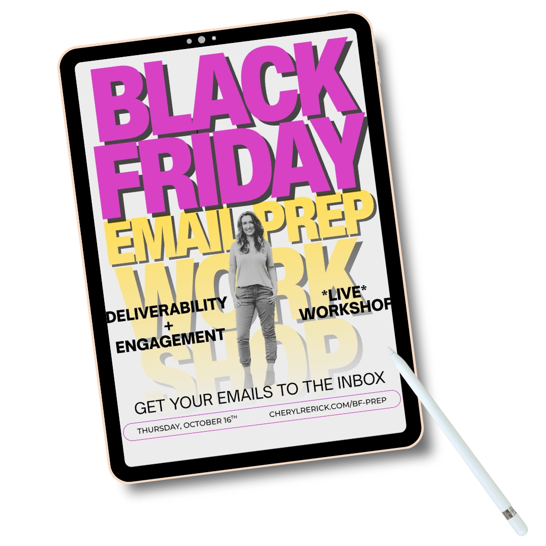 Black Friday Email Prep Workshop